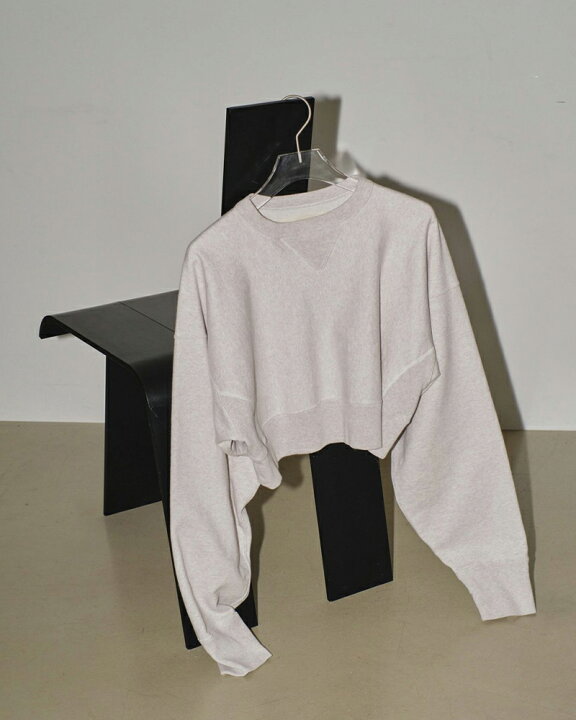 楽天市場】【即納】【送料無料】Cropped Sweat Pullover/クロップド  