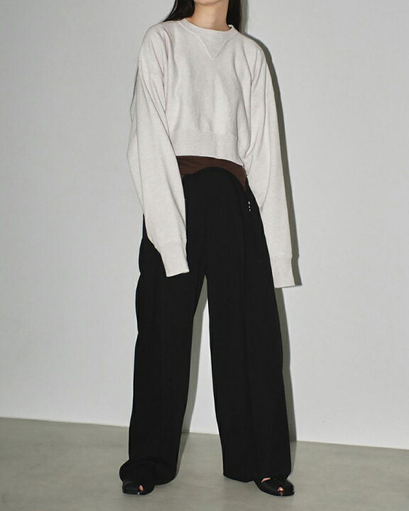 楽天市場】【即納】【送料無料】Cropped Sweat Pullover/クロップド  
