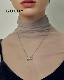 GOLDY ゴールディ ニュアンス カーヴィー プレート ネックレス 3240104【メール便可】