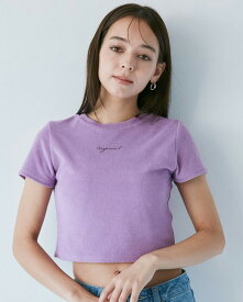 【SALE】【20%OFF】 パイルクロップドTシャツ/MURUA/ムルーア/012322700901