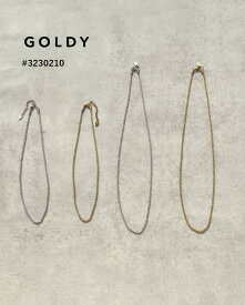 GOLDY/ゴールディ/ロープ チェーン ステンレス ネックレス/アクセサリー/3230210【追跡可能メール便180円】