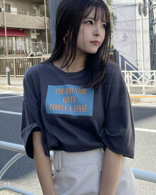 【あす楽】【送料無料】 ボックスプリントTシャツ/MURUA/ムルーア/012422700201