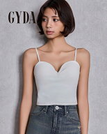 GYDA ジェイダ ショルダーストラップリブベアビスチェ 072613208001