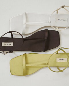�y�V���ׁzTODAYFUL �g�D�f�C�t�� Satin Strap Sandals �T�e���X�g���b�v�T���_�� 12611007