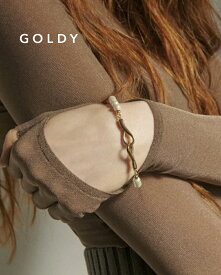 GOLDY ゴールディ グラス パール フック ブレスレット 4250101【メール便可】