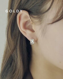 GOLDY ゴールディ バンピー フープ ワンタッチ ピアス 1250503【メール便可】