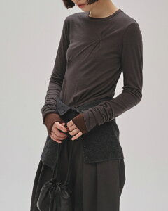 �ySALE�z�y20%OFF�zTODAYFUL �g�D�f�C�t�� Tuck Layered Long T-shirts �^�b�N���C���[�h�����OT�V���c 12520615