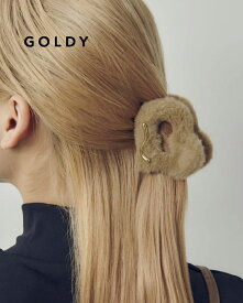 GOLDY ゴールディ ハート ボア バンス クリップ 6250801【メール便可】