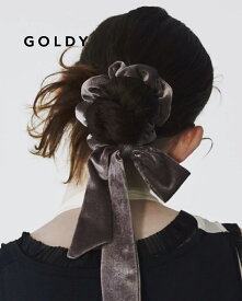 GOLDY ゴールディ ベロア ハング シュシュ 6250807【メール便可】