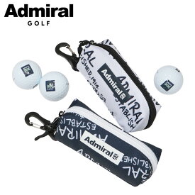 アドミラル ゴルフ ボールポーチ モノグラム 3個収納 メンズ ADMG4AE2 Admiral GOLF ボールケース ボールホルダー[即日発送][PO10]