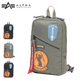 【6/5 抽選で最大100％Pバック】アルファインダストリーズ ボディバッグ メンズ 66032 ALPHA INDUSTRIES Patch Design ワンショルダー スリングバッグ ナイロン[DL10]