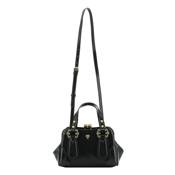 新品 ANNA SUI アナスイ ディディオンシリーズ がま口トートバッグ 黒