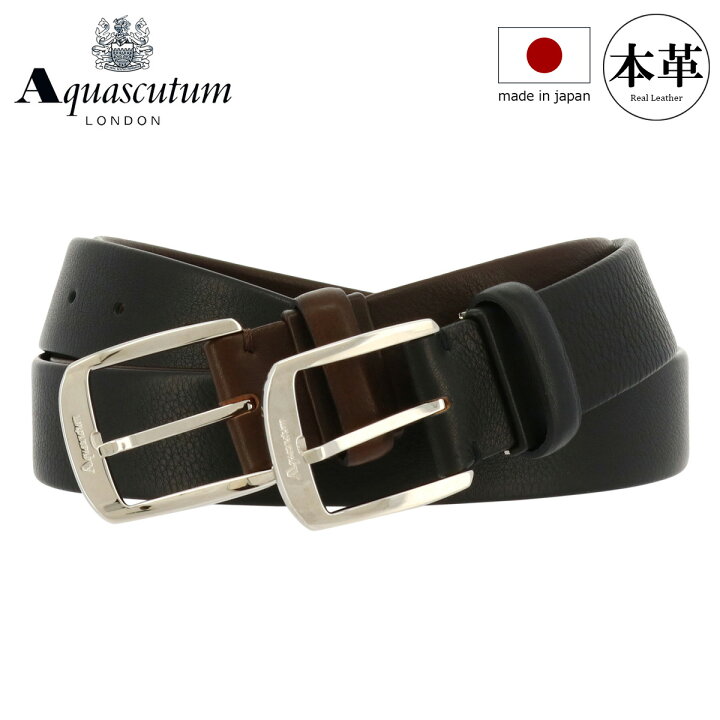 楽天市場】アクアスキュータム ベルト メンズ 620014 Aquascutum 本革 