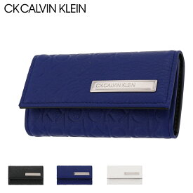 シーケー カルバンクライン キーケース コモン 本革 レザー メンズ 824612 CK CALVIN KLEIN 牛革 common 4連 カード カード収納 三つ折り ビジネス シンプル[即日発送]