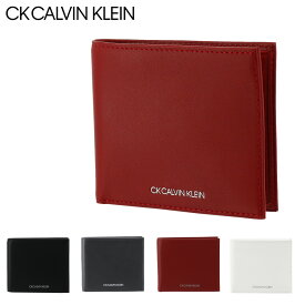 シーケー カルバンクライン 二つ折り財布 小銭入れなし サントス メンズ832623 CK CALVIN KLEIN | 本革 レザー[春財布][即日発送][DL10]