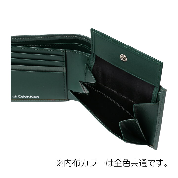 楽天市場】シーケー カルバンクライン 二つ折り財布 本革 レザー 