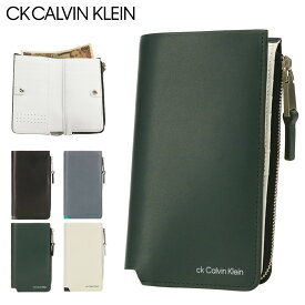 シーケー カルバンクライン 二つ折り財布 ミドルウォレット 本革 メンズ 854624 スニーカー CK CALVIN KLEIN 折りたたみ ミドル財布 セミ長財布 レザー 牛革[春財布][DL10]