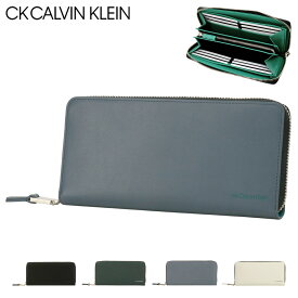 シーケー カルバンクライン 長財布 ラウンドファスナー 本革 メンズ 854626 スニーカー CK CALVIN KLEIN レザー 牛革[春財布][即日発送]