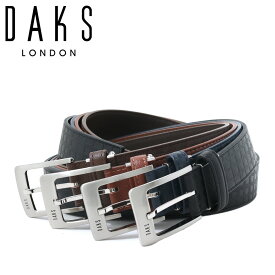 ダックス ベルト メンズ 本革 レザー 日本製 DB26280 DAKS ピン式[PO10]