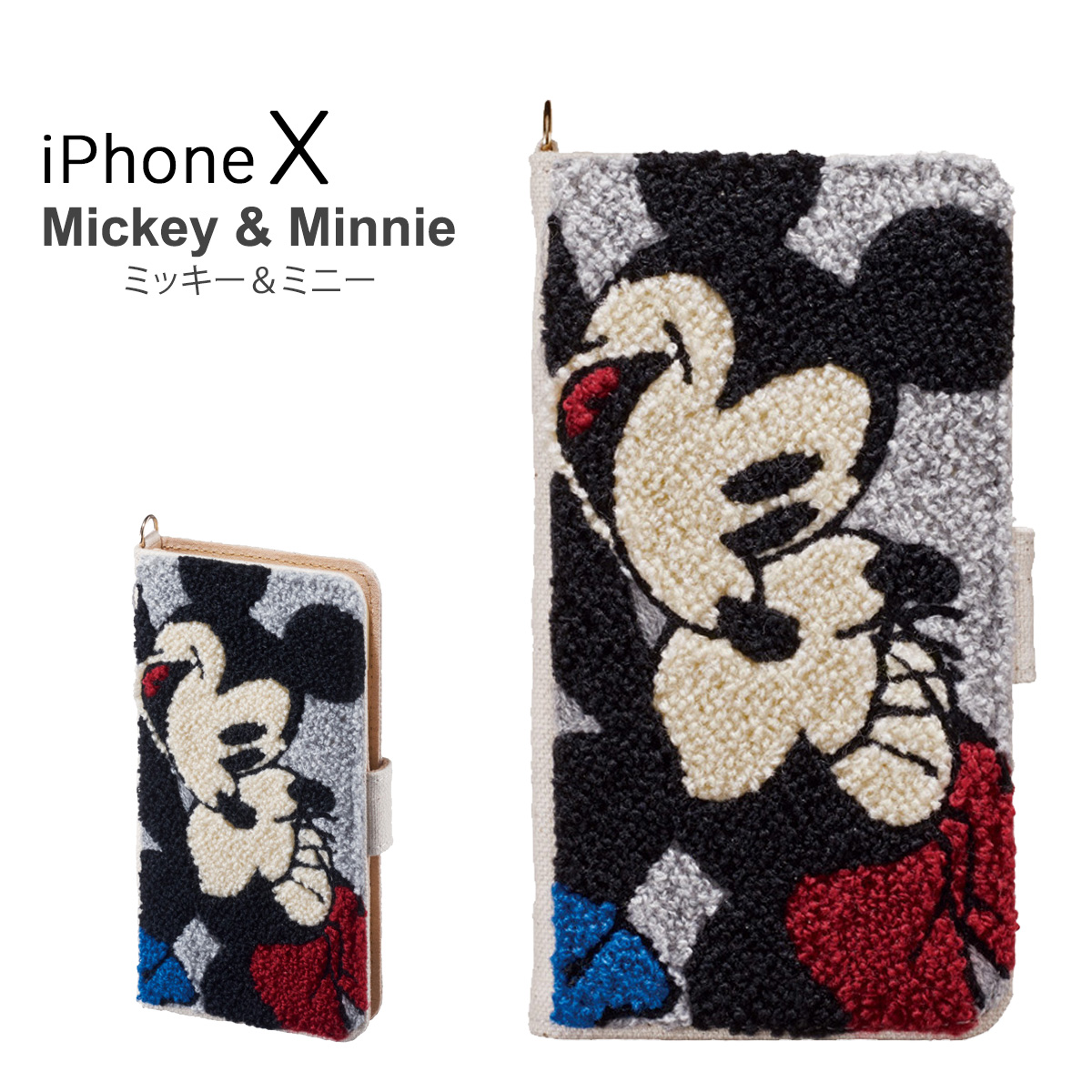 送料無料 ミッキーマウス Mickey Mouse Iphonex ケース サガラ ミッキー ミニー 手帳型 Ip8 Dn08 Po10 スマホケース Bef カード収納 ミラー付 アイフォン ディズニー 贈答