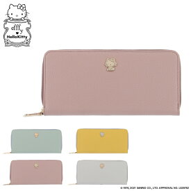 【全品10倍｜6/11 2時迄】エフィー×ハローキティコラボ 長財布 ラウンドファスナー レディース HKE1-11 efffy Hello Kitty｜札入れ 小銭入れ 牛革 日本製[0308ik][即日発送]