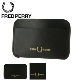 フレッドペリー カードケース グラフィックカードホルダー メンズ レディース L8279 FRED PERRY | 薄型 スリム 牛革 本革 レザー[PO10]
