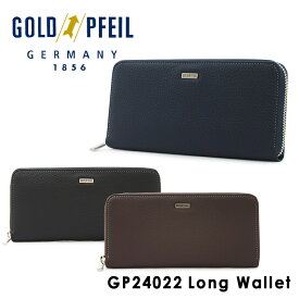 【6/5 抽選で最大100％Pバック】ゴールドファイル 長財布 ラウンドファスナー メンズ GP24022 GOLD PFEIL [1年保証][DL10]