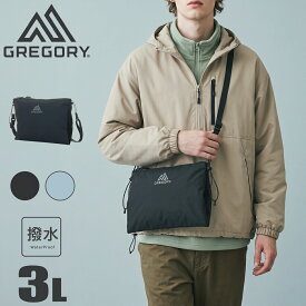グレゴリー ショルダーバッグ サコッシュ エアロライト 軽量 撥水 ナイロン GREGORY AEROLITE ミニショルダーバッグ アウトドア ボトルホルダー フェス 旅行[即日発送]