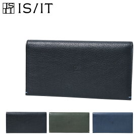 【全品10倍｜6/1 0時～24H限定】イズイット 長財布 本革 メンズ カブラ 944605 IS/IT ISIT | 薄型 山羊革 レザー[PO10]