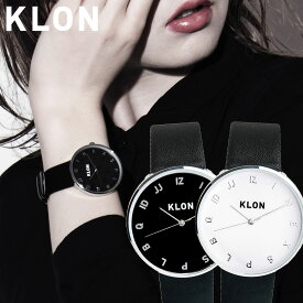 【全品10倍｜6/11 2時迄】KLON 腕時計 レディース メンズ クローン おしゃれ 時計 ブランド アナログ ギフト プレゼント MOCK NUMBER BLACK[PO10]