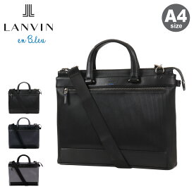 ランバンオンブルー トートバッグ A4 ショルダーバッグ ビジネスバッグ ビジネストート 2way メンズ 517521 バンプ LANVIN en Bleu ビジネス オフィス 出勤 会社