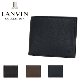 ランバンコレクション 二つ折り財布 ディアスキン JLMW8DS1 LANVIN COLLECTION 札入れ 本革 メンズ