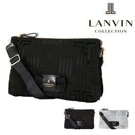 【全品10倍｜期間限定】ランバンコレクション ショルダーバッグ CINQ MARS サンマール レディース 61-6902 日本製 LANVIN COLLECTION | 手提げかばん ナイロン ポリエステル 牛革[母の日]