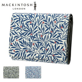 【全品10倍｜6/11 2時迄】マッキントッシュ ロンドン 三つ折り財布 ガーデン レディース 5060014 MACKINTOSH LONDON | ミニ財布 本革 牛革 ウィリアムモリス[PO10]