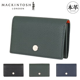 マッキントッシュロンドン 名刺入れ メンズ 牛革 6060043 MEDAL MACKINTOSH LONDON カードケース 薄型 コンパクト スリム シンプル 高級 ビジネス 就職 転職 プレゼント ギフト