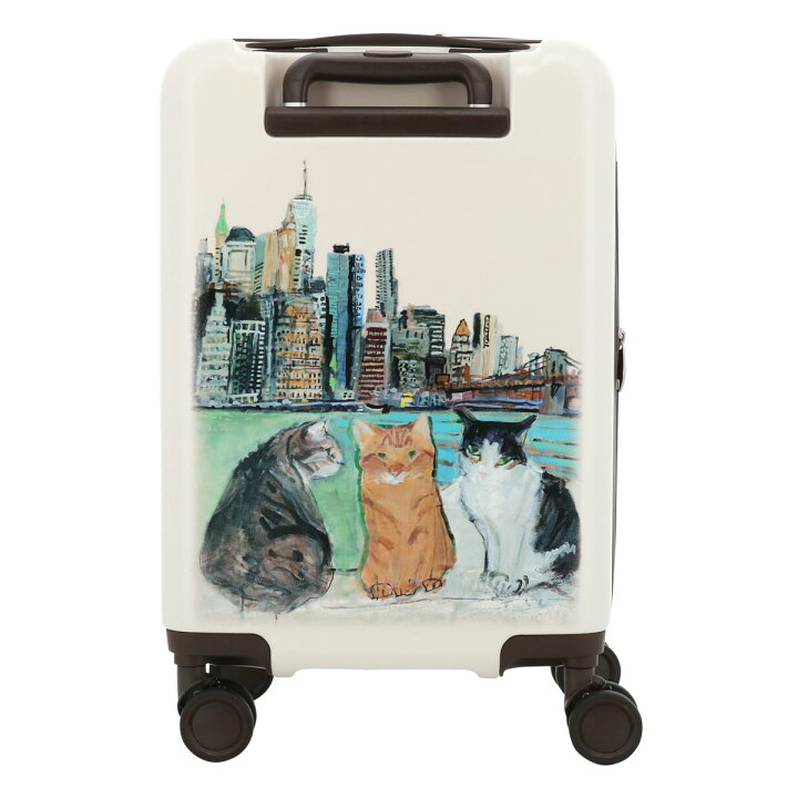 楽天市場】マンハッタナーズ スーツケース 猫 44L 36cm 3.2kg ハード  