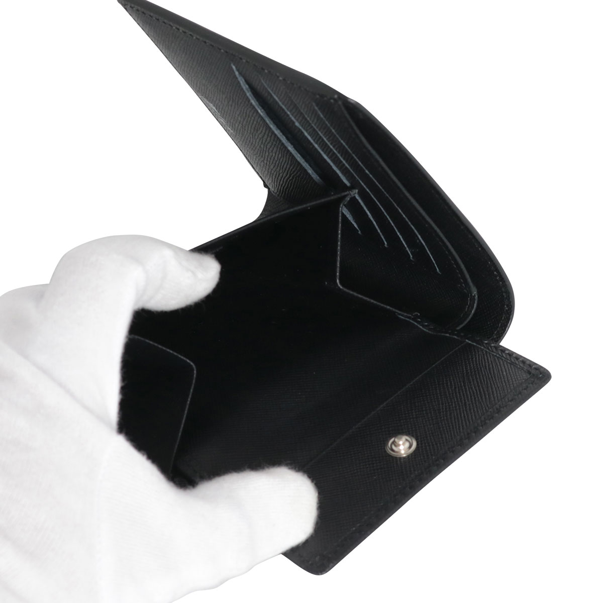 Mikado コードバン 二つ折り財布 メンズ アリニン染 日本製 638025 ミカド レザー [即日発送] | サックスバー 財布バッグ専門店