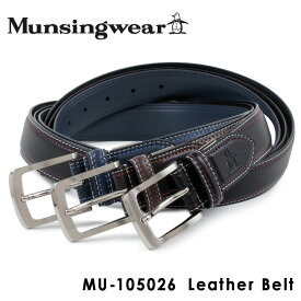 マンシングウェア ベルト メンズ MU-105026 Munsingwear 本革 レザー マンシング [DL10][即日発送]