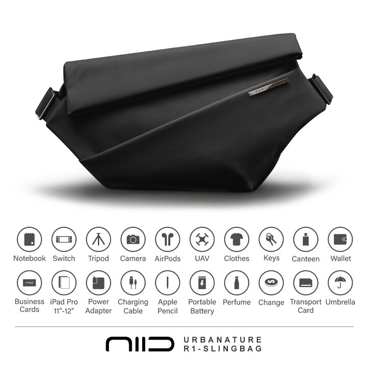楽天市場】ニード ボディバッグ メンズ レディース R1 NIID URBANATURE  