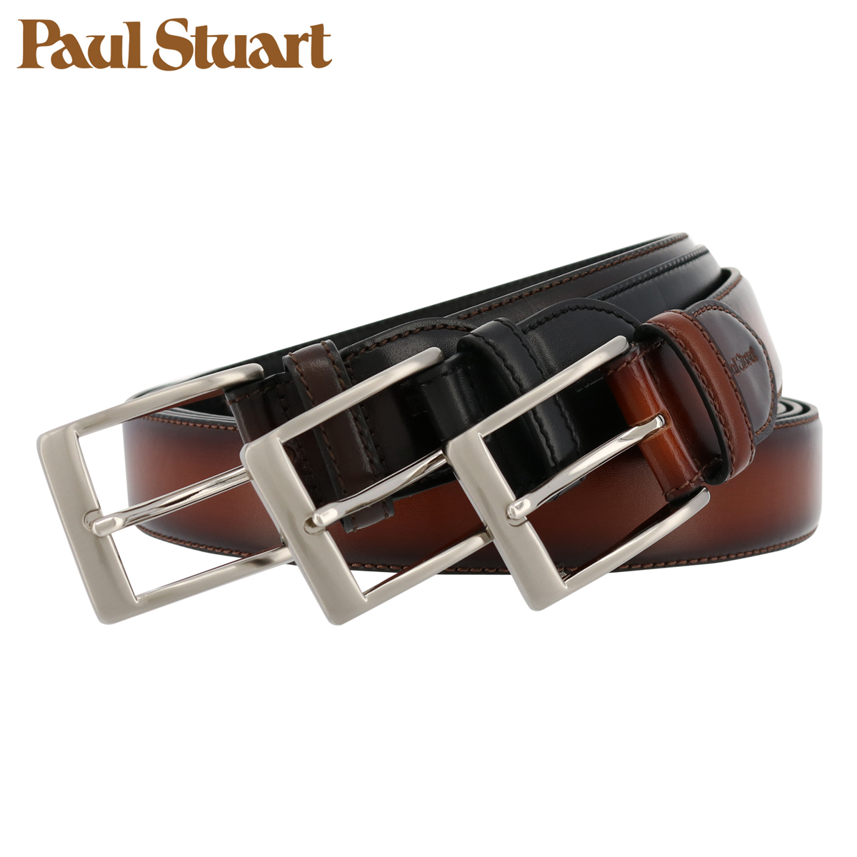 ポールスチュアート ベルト メンズ 日本製 SB02610 Paul Stuart 本革 レザー | サックスバー 財布バッグ専門店