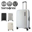 サムソナイト スーツケース ヌオン スピナー 79(86)L 64cm 3.2kg NUON-08003 38003 SamsoniteNUON SPINNER キャリーケース ハード ファスナー TSAロック搭載 エキスパンダブル 拡張[PO10]