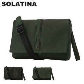 【5/25 抽選で最大100％Pバック＋全品10倍】ソラチナ ショルダーバッグ 本革 メンズ SBG-00076 SOLATINA | 2WAY クラッチバッグ セカンドバッグ 牛革 レザー[PO10]