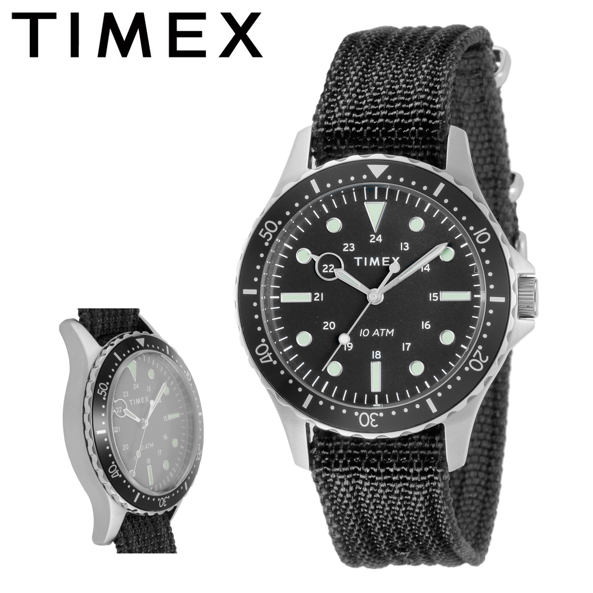 楽天市場】タイメックス 腕時計 ネイビーＸＬ TW2T75600 メンズ TIMEX 