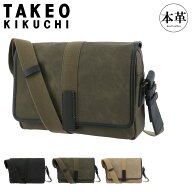 タケオキクチ ショルダーバッグ メンズ クラプトン 125103TAKEO KIKUCHI 牛革 本革 レザー[PO10]
