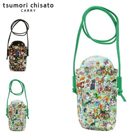 ツモリチサト キャリー スマホショルダー 本革 レディース 日本製 57723 森のどうぶつたち tsumori chisato CARRY スマホポシェット ウォレットショルダー ワンマイル レザー 羊革[即日発送][PO10]