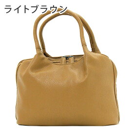 【10％OFFクーポン対象！ 1/9〜1/16まで】◆在庫限り◆まるで肉球♪やわらか持ち手 多機能 手提げタイプ トートバッグ 4J74 [pine for パインフォー] ハンドバッグ 小物収納 ポケット充実 がばっと開く トート フェイクレザー