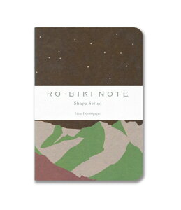 ErLm[g VFCvV[Y Mountain Night 5mmhbg GA081 Xm[g RO-BIKI NOTE SHAPE SERIES }EeiCg pX|[gTCY Ki R{ { ̃m[g v[g Mt