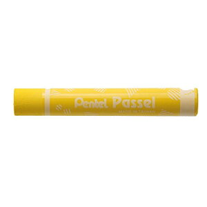 ぺんてる パッセル バラ売り きいろ No.12 クリアラベルまきパス GHPAT12R 単色 バラ 1本 Pentel お絵描き 小学生 幼児 幼稚園 入学準備 おえかき ぬりえ 図工 入園 入学 新学期 補充 クレパス クレ