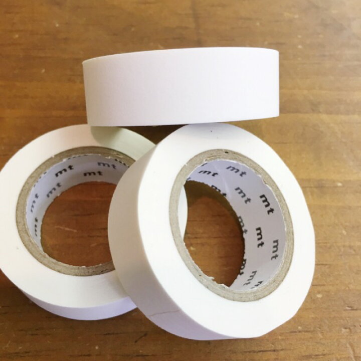 楽天市場 お得なクーポン配布中 マスキングテープ 白無地 マットホワイト Mt 15mm 7m ３個セット マスキングテープの店 佐田文具店