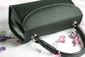 フォーマルバッグ　ホースヘアー・ロールハンドルMサイズ　【日本製　送料無料】【smtb-TD】【saitama】